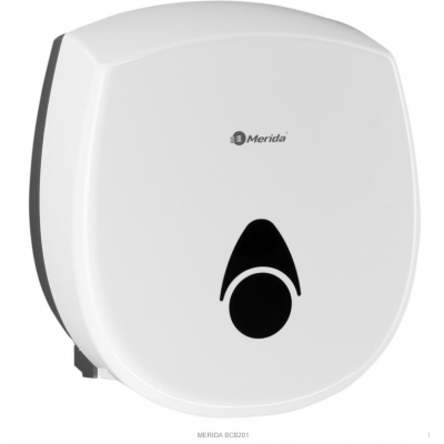 Pojemnik na papier toaletowy Merida Como z tworzywa ABS w kolorze białym